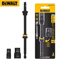 DEWALT DWADENDEXT-2MM 4-in-1 Double Ended Nut Driver Hex Shank Extension Detachable Sockets 7/8/10/13MM Tool Accessories