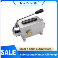High Quality Manual Oil Pump for CNC Milling Machine Y-6 Y-8 Punch Lathe Hand Pump with 4mm/6mm Output Lubrication Tool Oiler