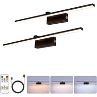 LED Picture Lights Battery Operated Wall Lights for Wall Rechargeable 5200mAh Battery Wall Sconce for Wall Pictures Gallery