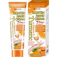 ROUSHUN Turmeric Vitamin C Hand Cream Moisturizing Refreshing Non-Greasy Hand Care Hydrating Moisturizing Hand Cream