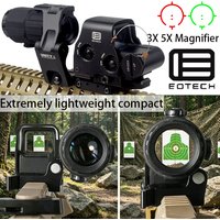 EOTECH EXPS3 XPS3 Optic Green Red Dot Holographic+3X 5X Magnifier G33 G43 G45 558 551 552 553 + Unity Fast Mount For 20mm Rail