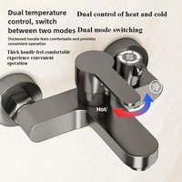 Bathroom Shower Faucet Mixing Valve Shower Shower Set Bathroom Bathtub Mixing Switch Triple Hot and Cold Faucet