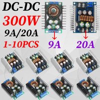 300W XL4016 DC-DC Max 9A/20A Step Down Buck Converter 5-40V To 1.2-35V Adjustable Power Supply Module LED Driver