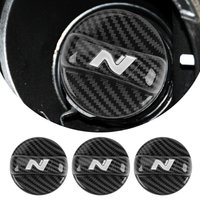 Carbon Car Fuel Tank Cap Petrol Cover Dust-Proof Gas Case Accessories For Hyundai N Line Performance I30 Sonata Elantra Tucson
