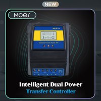 Automatic ATS Dual Power Transfer Switch Solar Charge Controller 12-48V DC/110V-220V AC for Hybrid Solar Wind System On/Off Grid