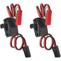 2Pcs RC Power Switch Model Car Receiver On Off Lipo Battery Switch HarnessCompatible Futaba JR Male JST Female 22awg 200mm