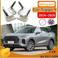 Car MudFlaps for Chery Tiggo 9 2024 Fulwin T9 8 L 2025 2026 Mudguards Guard Front Wheel Fender Baking Paint Mud Flap Accessories