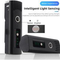 1000LM High Lumen Smart Sensing Bicycle Light USB Rechargeable Waterproof LED Front Headlight Rear Taillight Kit Night Riding