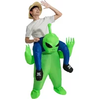 Adult Riding on Alien Inflatable Costume Party Halloween Costume Cosplay for man Women