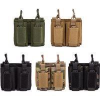 M4 M14 M16 AK AR Magazine Pouch Tactical Molle Triple Magazine Pouch Double-Layer Mag Pouches Universal Cartridge Holder