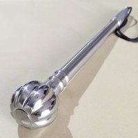 40/50cm Outdoor Multifunctional EDC Solid Handmade Stainless Steel Hammer Car Mounted Window Breaking Safety Hammer Tool