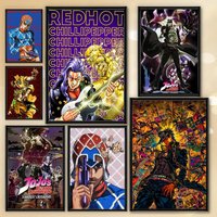 J-Jotaro Kujo Jojo Bizarre Poster HD PVC Waterproof Wall Art - Self Adhesive Reusable For Home Office Bar