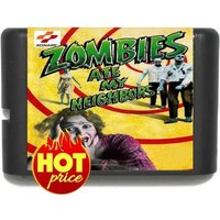 New Arrival Zombies Ate My Neighbors 16bit MD Game Card For Sega Mega Drive For Genesis