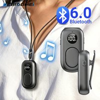 KEBIDUMEI Bluetooth 6.0 Audio Receiver 3.5mm Lavalier Wireless Adapter With Mic Support External Speaker For Car Speaker Amp