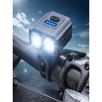 AliExpress DOMEN Bicycle Front Lamp Bike High Beam Handlebar Flashlight 1200mAh Type-C Charge 5 Modes Cycling Lantern Bicycle Accessories