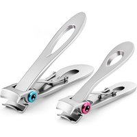 Large Opening Nail Clippers for Thick Hard Toenail Fingernail Cutter Trimmer Manicure Scissors Pedicure Tools