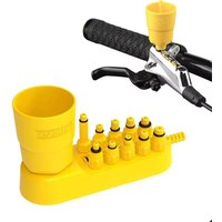 Universal Bicycle Hydraulic Disc Brake Mineral Oil Bleed Kit MTB Road Bike Oil Filling Tool with Adapters for Cycling Equipment