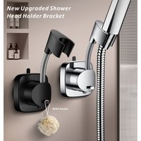 Neues 360° ° Verstellbarer, nicht stanzender Badezimmer-Handbrauseständer, ABS, verstellbar, ohne Bohren, Wandhalterung