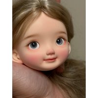 New SD BJD doll 1/6 siyecao K3 Girl Head Amber Cute Beautiful Girl Makeup High Quality Resin Toy Gift Just a Head