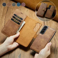 2 in 1 Detachable Cards Solt Magnetic Wallet Leather Case for Samsung Galaxy A54 A14 A34 A24 S23 Ultra S22 S21 FE A23 A52 Cover