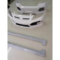 Unpainted car surround for Honda civic 8th 2006 2009 2011 modified front rear bumper sied skirt tail throat auto accessories