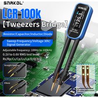 SNAKOL BD2 Smart Tweezer LCR Digital Bridge Tester One-key measurement for: Resistance, Capacitance, Inductance, Diodes, Voltage