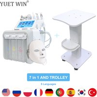 Machine qualifiée ale à l'hydrogène et à l'oxygène, nettoyage en profondeur, lifting et resserrement, élimination des points noirs, soins de la peau, appareil de beauté DermDelhi