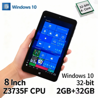 Big Sales AR1 32-bit 8 INCH Windows 10 Tablet Intel Z735F CPU Quad Core 1280 x 800 IPS WIFI Bluetooth 4.0 Dual Camera