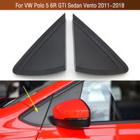 For VW Polo 5 6R GTI Sedan Vento 2011-2018 Rearview Wing Door Side Mirror Corner Triangle Molding Trim Cover Panel Lid Cap