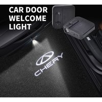 HD LED For Chery Logo Tiggo 3 5 7 8 Pro Plus Jetour X70 Arrizo Amulet Arrizo Car Door Courtesy Light HD Projector Welcome Lamp