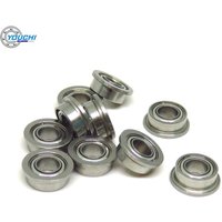 10pcs ABEC7 3*6*2.5mm SMF63 ZZ Flange Ceramic Bearing SMF63-ZZ LF630ZZ 3x6x2.5 Stainless Steel Flanged Bearings SMF63C