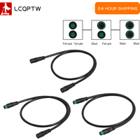 5Pin Waterproof M/F Male To Female Extension Cable for Bafang Mid Motor Display Extension Wire Electric Bicycle Accessories