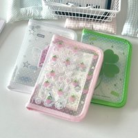 A6 Zip Document Storage Bag Cute Stationery Zipper Folder Lightweight Pouch For Student School Office Daily Paper Arrangement