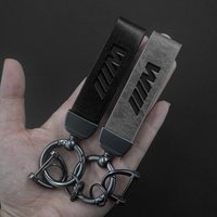 Metal Leather Car Key Rings Chain For BMW M X1 X2 X3 X5 X6 E46 E39 E90 E36E60 E34 E30 F30 G20 Keychain Auto Interior Accessories