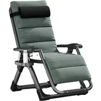 Multi-function Elderly Recliner Chair Nap Folding Balcony Recliner Armchair Thickened Backrest Individual Recliner Armchai