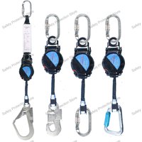 Work Safety Harness Belt Rope Fall Arrestor Self-locking Self-Retracting Lanyard Anti Fall Speed Difference Heavy Duty Lifeline