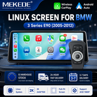 MEKEDE Für BMW 3er Serie E90 E91 E92 E93 2005-2012 CarPlay Bildschirm Linux-System Auto-Stereoanlage Multimedia-Player 2K 2400x900 Vollständig Passender Drahtloses und Kabelgebundenes Apple CarPlay