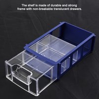 1PC Tool Box Wall-Mounted Hardware Tool Storage Box Stackable Tray Organize Box Screw Parts Assortment Storage Shelf