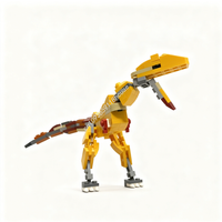 116pcs MOC Creator 3 1 Carcharodontosaurus Saharicus Model Building Blocks Toy Construction Christmas Gifts Idea Education Brick