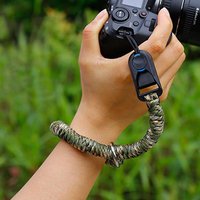 Hand Braided Camera Wrist Strap for Nikon Fuji SONY Canon Adjustable Hand Strap Camera Multi-functional Tech Strap XJBD01