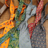 2026 Artistic Trendy Business Casual Floral Printed Neckties Oversized 9cm Width Luxury Striped Silky Neck Ties For Men Cravat
