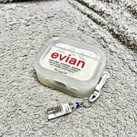 New Creative Airpods4 Protective Case Airpodspro2 Case Airpods3 Headphone Airpods2 Evian Mineral Water Headphone Protective Case