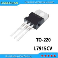 10PCS New and Original L7915 LM7915 MC7915 7915 TO-220 L7915CV
