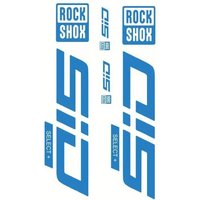 AliExpress NONE 1set RockShox SID Select+ Fork Stickers Clear Vinyl with Blue Orange Design Durable Paint Protection
