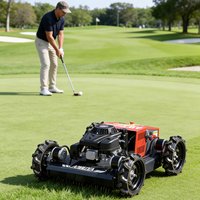 Customized High Quality Heavy Duty Remote Controlled Powered Lawn Mower for Agriculture and Forestry Weeding Crawler Mower
