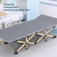 Portable Folding Bed Office Nap Bed Hospital Care Bed Indoor Lounge Cot Three Fold Bed Trellis Linen Folding Bed Bed Modern