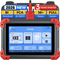 XTOOL D7 OBD2 Scanner Scanner automobile plus de 36 touches de réinitialisation programmation FCA CANFD/DoIP diagnostic de tous les systèmes codage ECU 3 ans de mise à jour