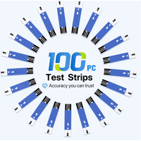 50/100/150/200pcs Blood Glucose Test Strip and Lancets for Diabetes Tester Blood Sugar Meter Glucometer Kit Diabetes Accessories