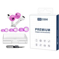 XDcase 3 Pairs Replacement Memory Foam Ear Tips Kit For AirPods Pro 1 / 2 Earplugs Cover Size S M L Cleaning Pen Color Random