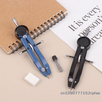 {NN72} Multifunction Metal Precision Screw Compass Kit Engineering Drawing Tools Student Exam Drawing Stationery Supplies